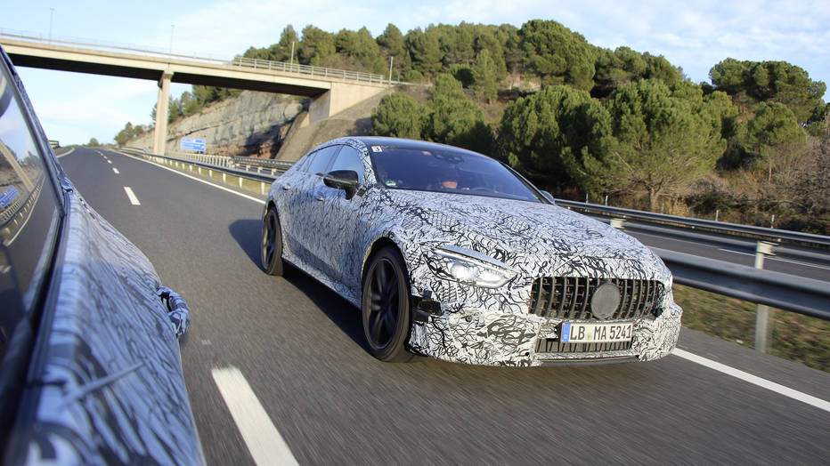 إختبار مرسيدس AMG GT قبل الكشف عنها في معرض جنيف 2018