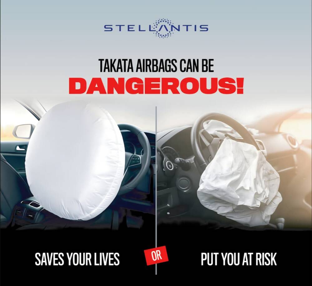 توقف عن القيادة فورا - ستيلانتس تستمر في حملة تغيير الوسائد الهوائية لبعض سياراتها مجانا 