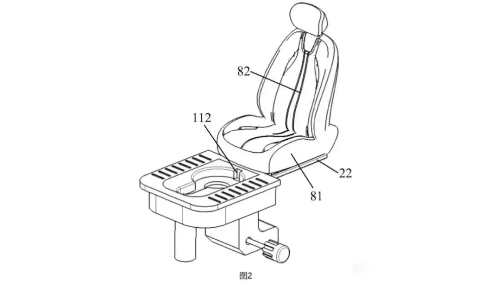 شركة صينية تستعد لتقديم مرحاض متحرك داخل سياراتها