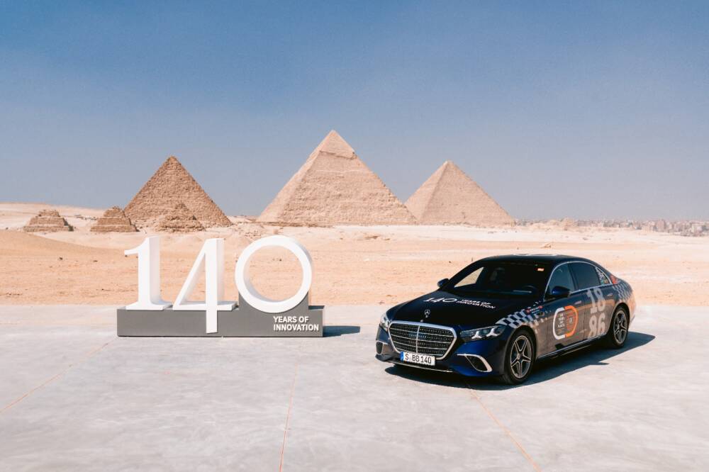 مرسيدس-بنز تحتفل بـ140 عامًا في مصر ضمن جولتها العالمية «140 عامًا.. 140 مكانًا»