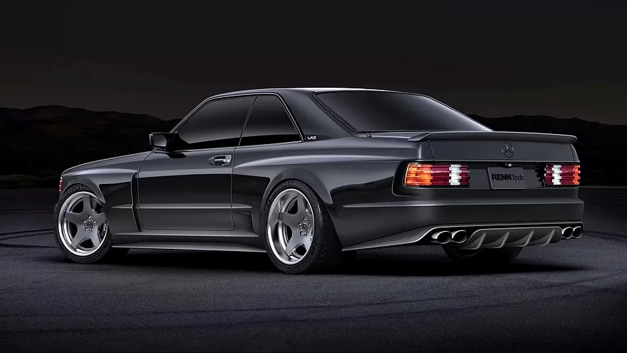 مرسيدس بنز C126 بتعديل شركة RENNtech – بمحرك V12 وقوة 669 حصان