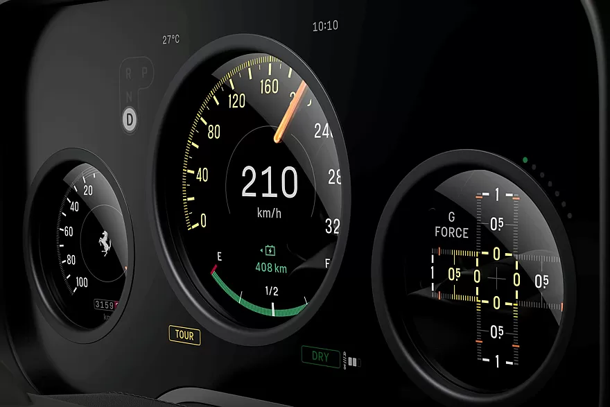 فيراري لوتشي الكهربائية الجديدة كليا – الكشف عن التصميم الداخلي 