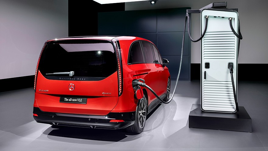 مرسيدس بنز VLE الكهربائية 2026 الجديدة كليا – بمدي 700 كم بالشحنة الواحدة