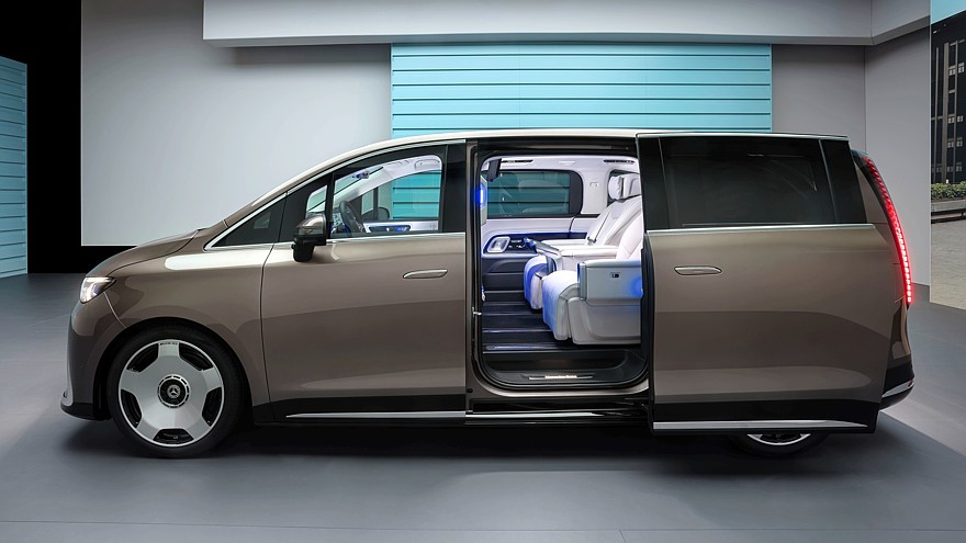 مرسيدس بنز VLE الكهربائية 2026 الجديدة كليا – بمدي 700 كم بالشحنة الواحدة