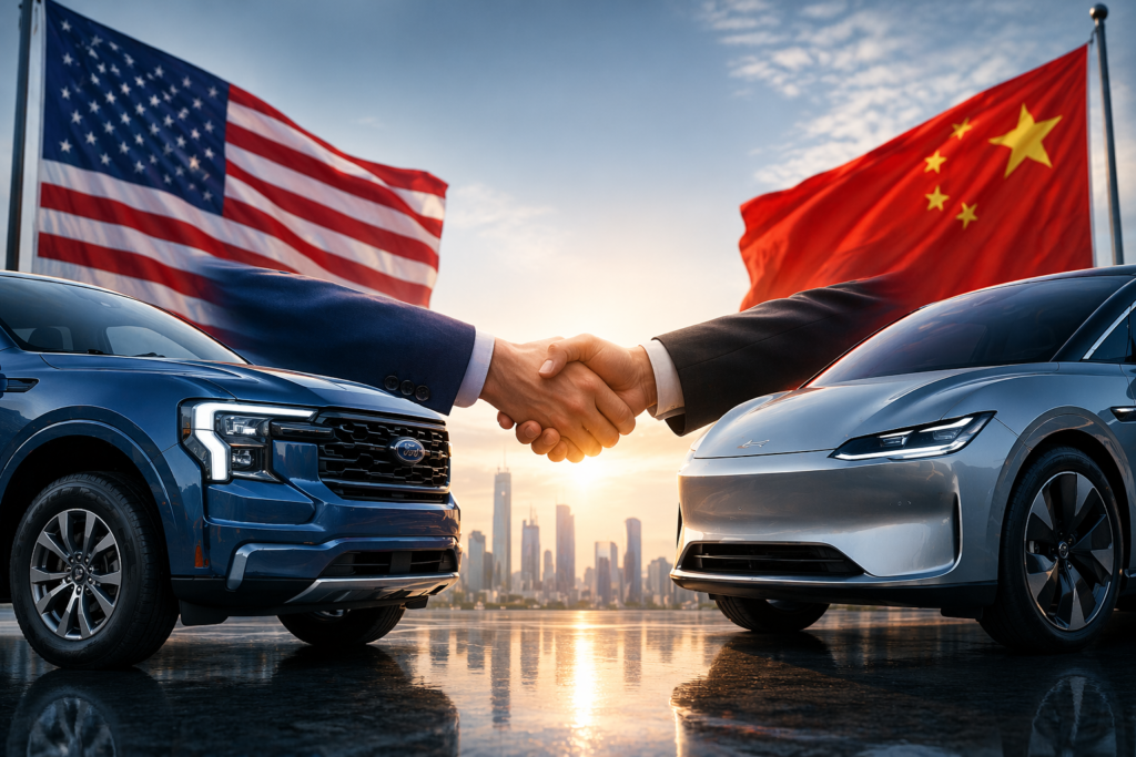 بعد تحطم مبيعات سياراتها الكهربائية - فورد تتعاون مع شركات صينية 