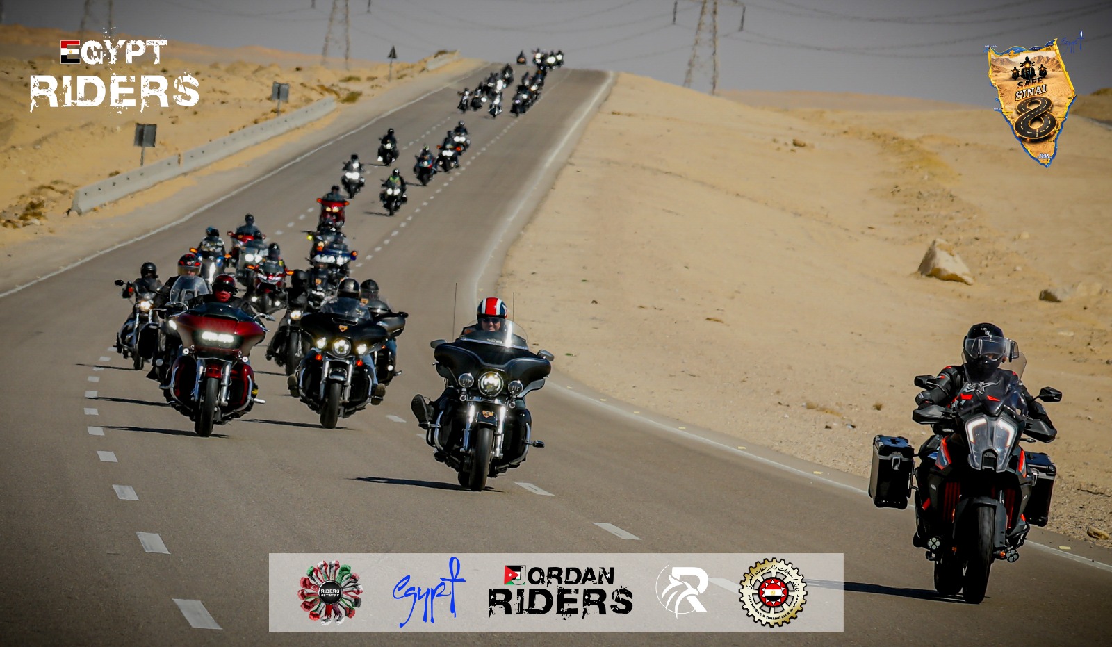 سيناء أمان 2026 - مسيرة دولية للدراجات النارية في شرم الشيخ 