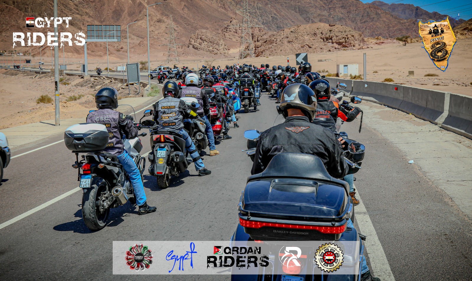 سيناء أمان 2026 - مسيرة دولية للدراجات النارية في شرم الشيخ 