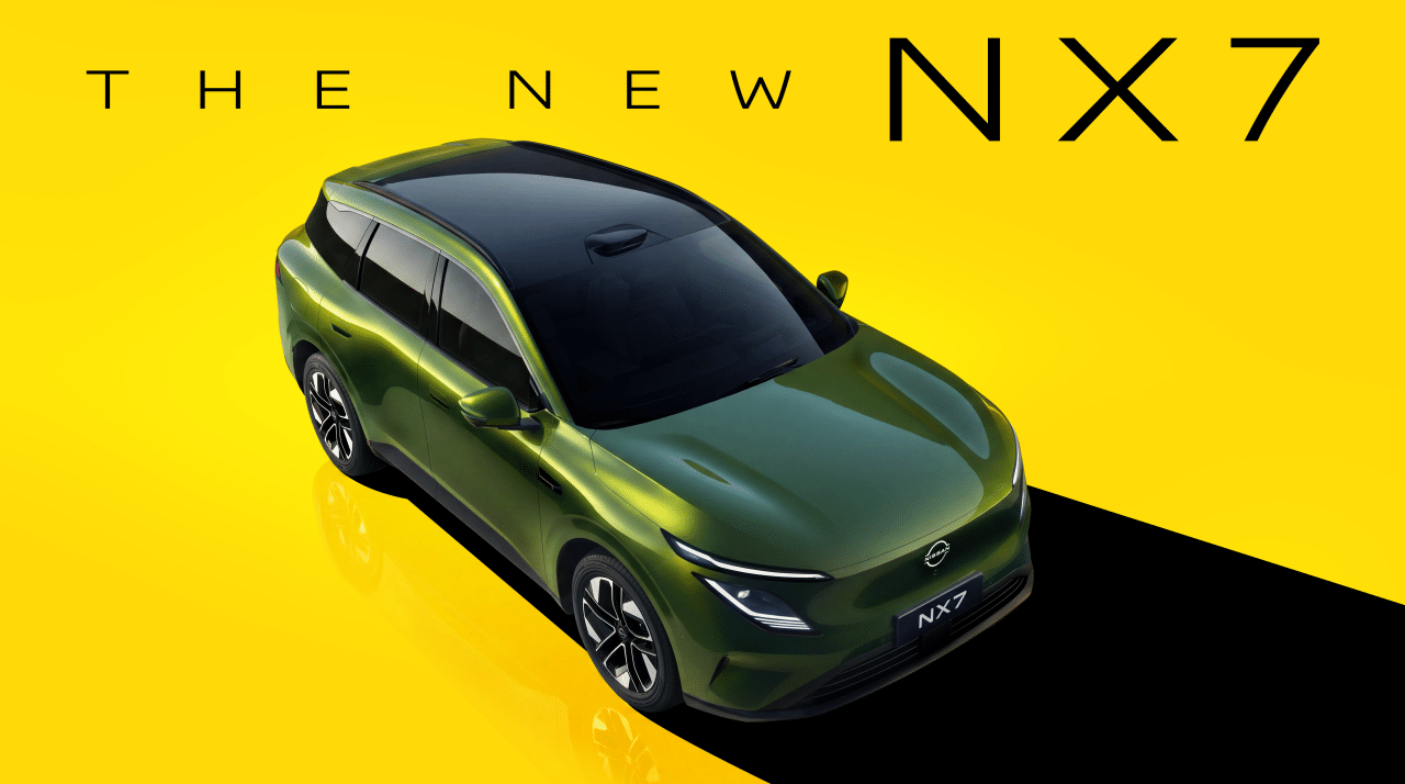نيسان NX7 الجديدة كليا – بحجم اكس تريل بنسخ كهربائية و REEV