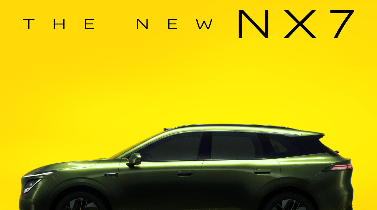 نيسان NX7 الجديدة كليا – بحجم اكس تريل بنسخ كهربائية و REEV