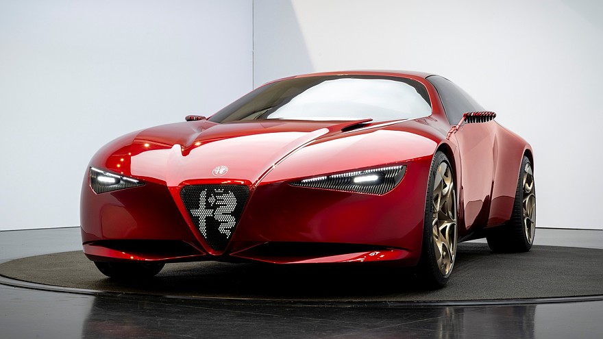 الفاروميو كويروسّو Cuorerosso الجديدة – كوبيه هجينة بمحرك V6 ودفع كلي
