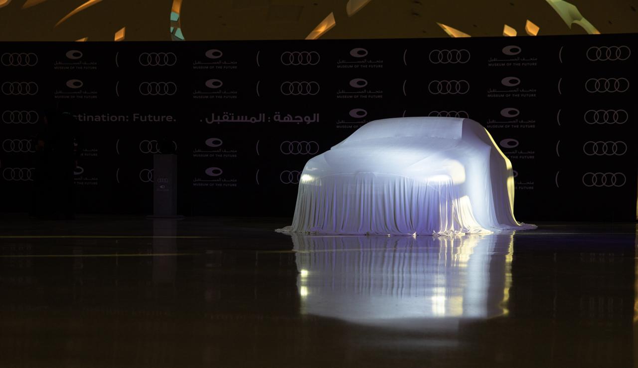 تقديم اودي A6 E-Tron الجديدة كليا في متحف المستقبل في دبي 