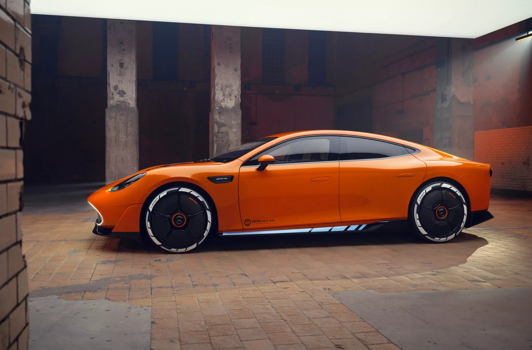 مرسيدس AMG GT XX الكهربائية الجديدة – بقوة 1360 حصان و يمكن شحنها لـ400 كم في 5 دقايق فقط