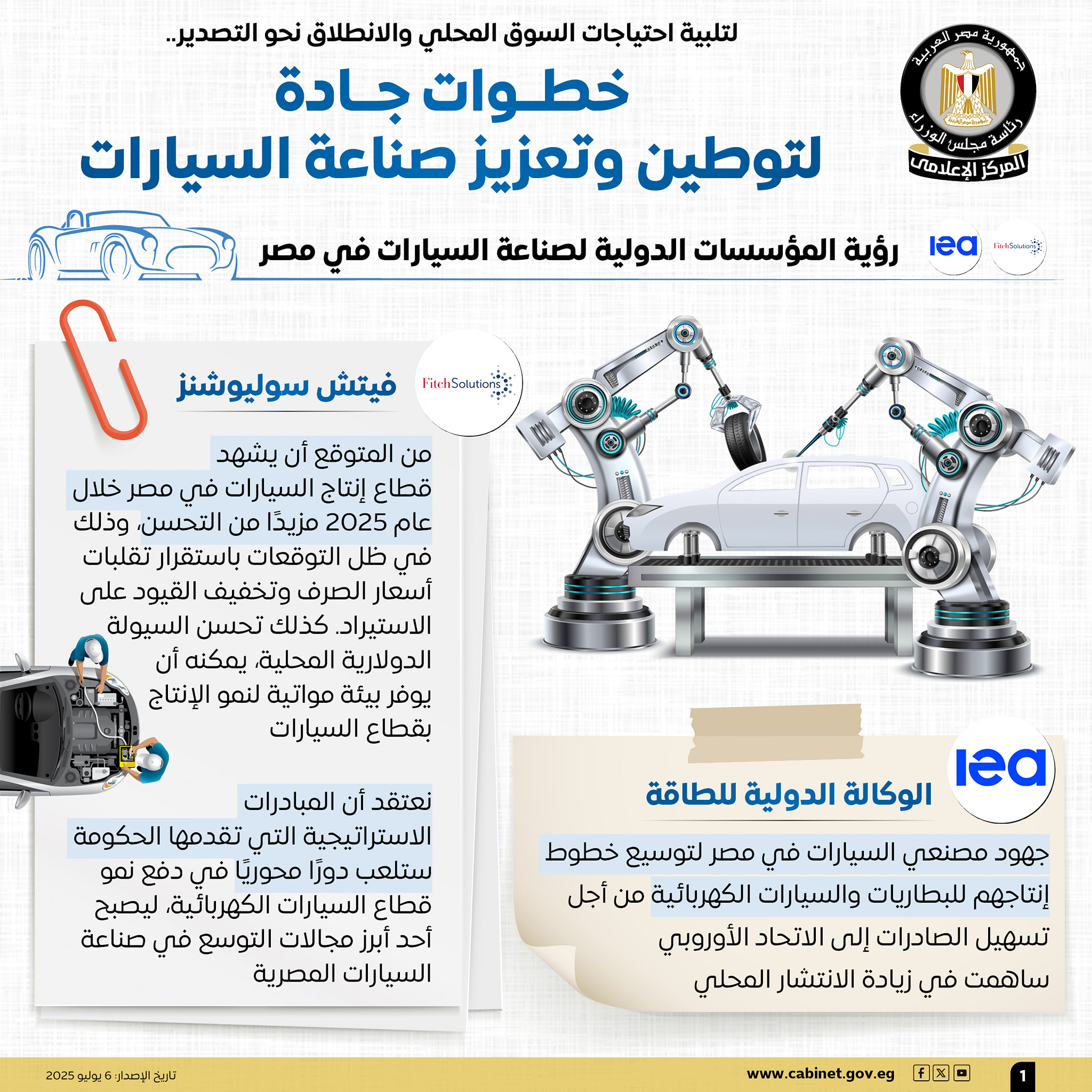  بدعم خاص للسيارات الكهربائية – مصر تستعد لتطبيق استراتيجية توطين صناعة السيارات
