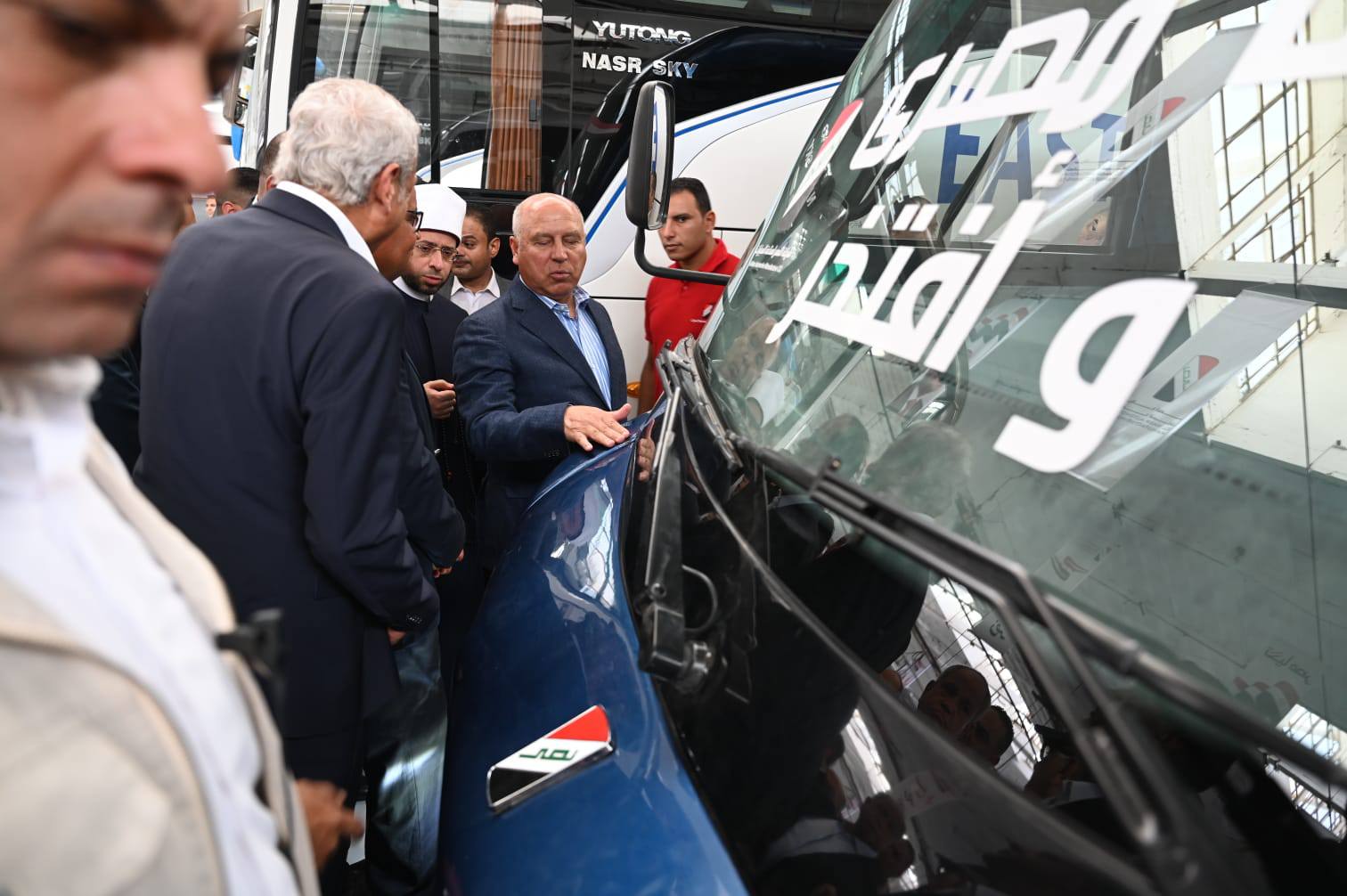 كامل الوزير يشهد التجارب الاولي لخط انتاج السيارات الملاكي في مصنع النصر للسيارات 