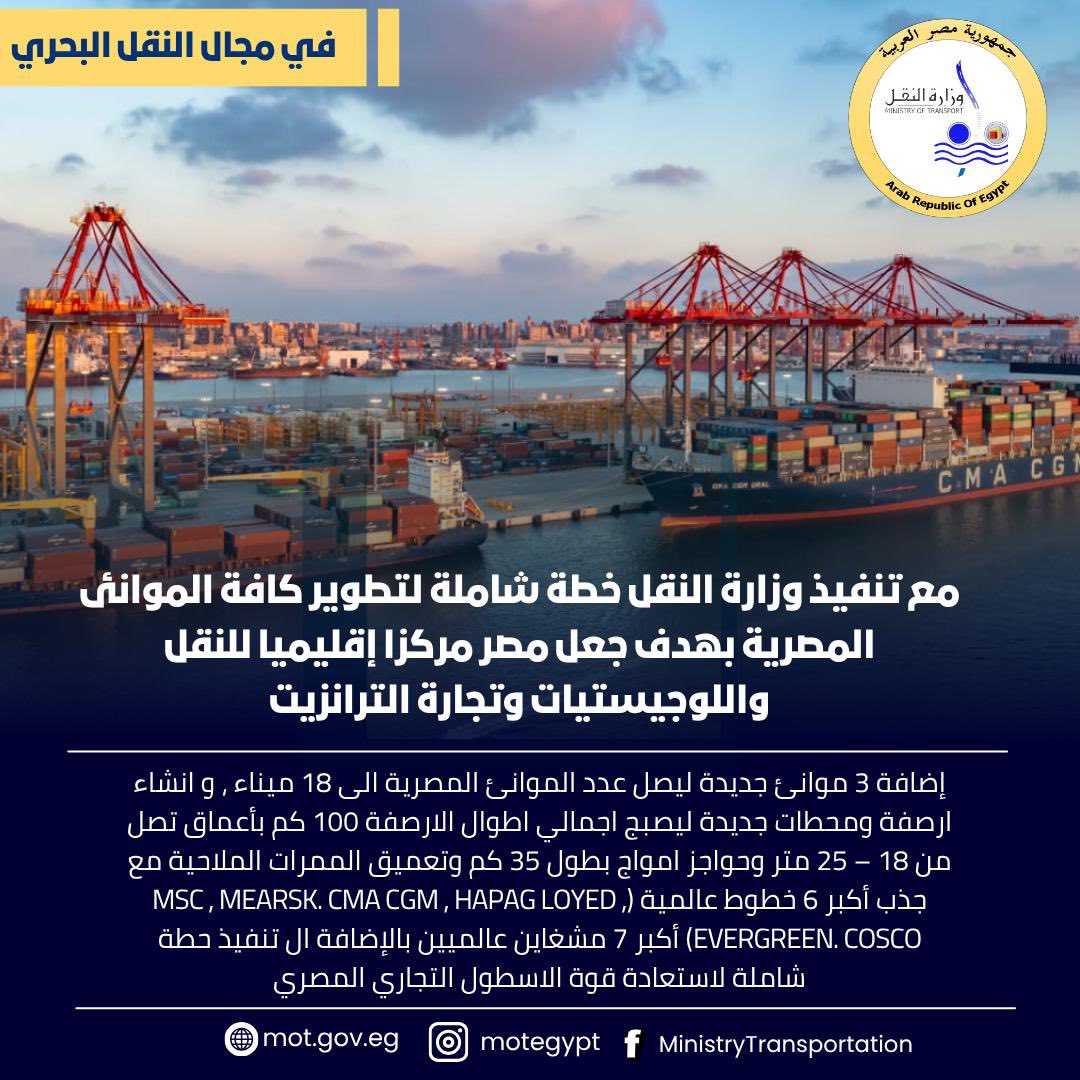 مصر تحتل المركز الثامن عشر في جودة الطرق والبنيه التحتية عالميا – متقدمة 100 مركز  (10)