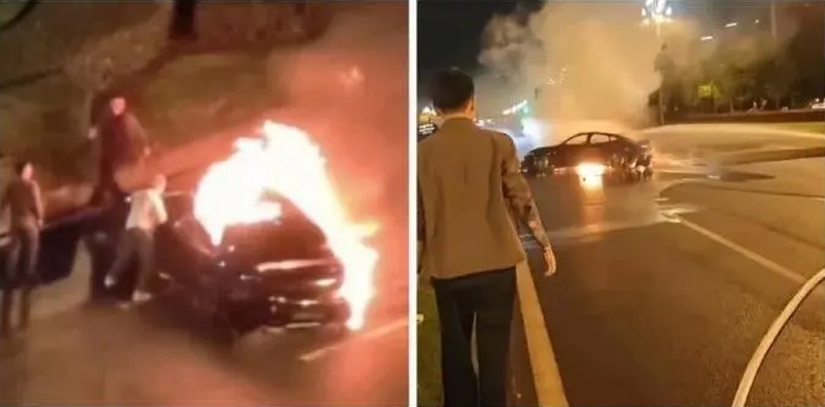 احتراق شاوميSU7 ووفاة السائق بعد الفشل في الخروج من المقصورة