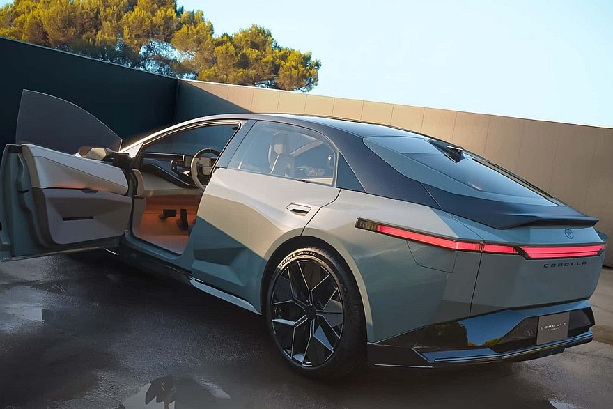 تويوتا كورولا 2028 الجديدة كليا - نموذج اختباري بتصميم مستقبلي 