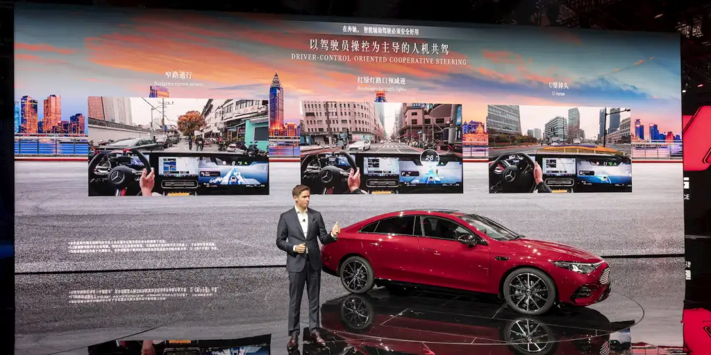 النسخة الصينية من مرسيدس بنز CLA الكهربائية الجديدة – بقاعدة عجلات أطول و مدي اكبر 