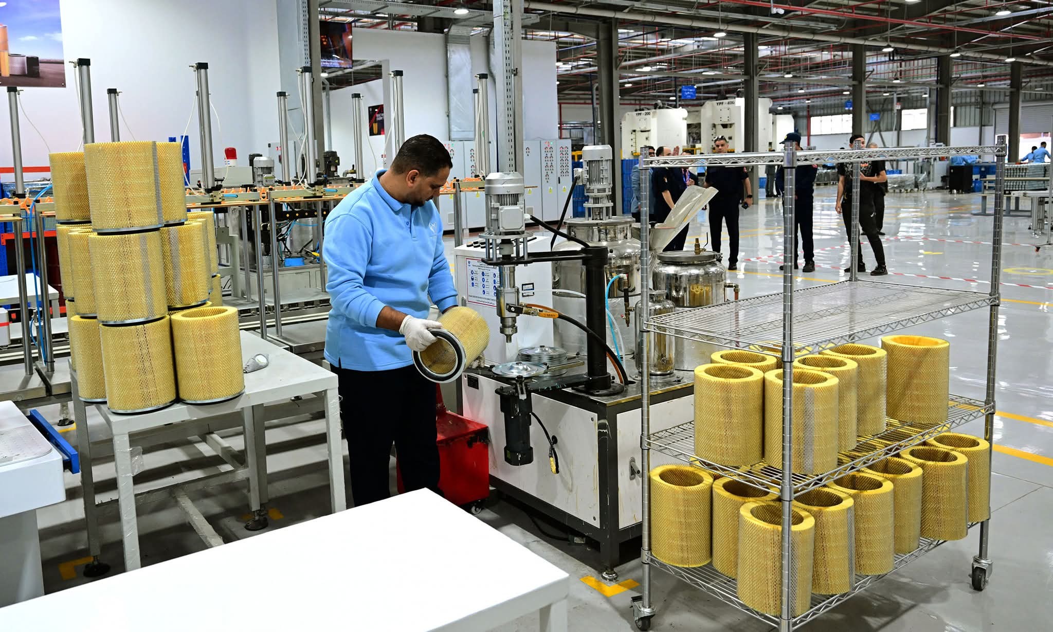 افتتاح مصنع المنصور للفلاتر في مدينة العاشر من رمضان – بقدرة إنتاجية 15 مليون فلتر سنويا 