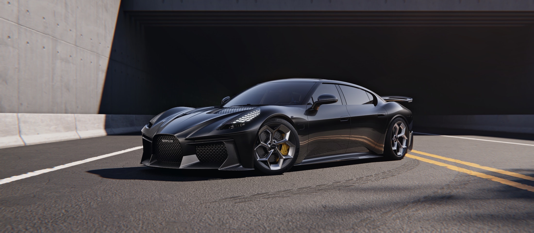 كوزميرا ستار ماتركس الصينية الجديدة - بقوة 2000 حصان و تصميم مشابه لبوجاتي ميسترال 