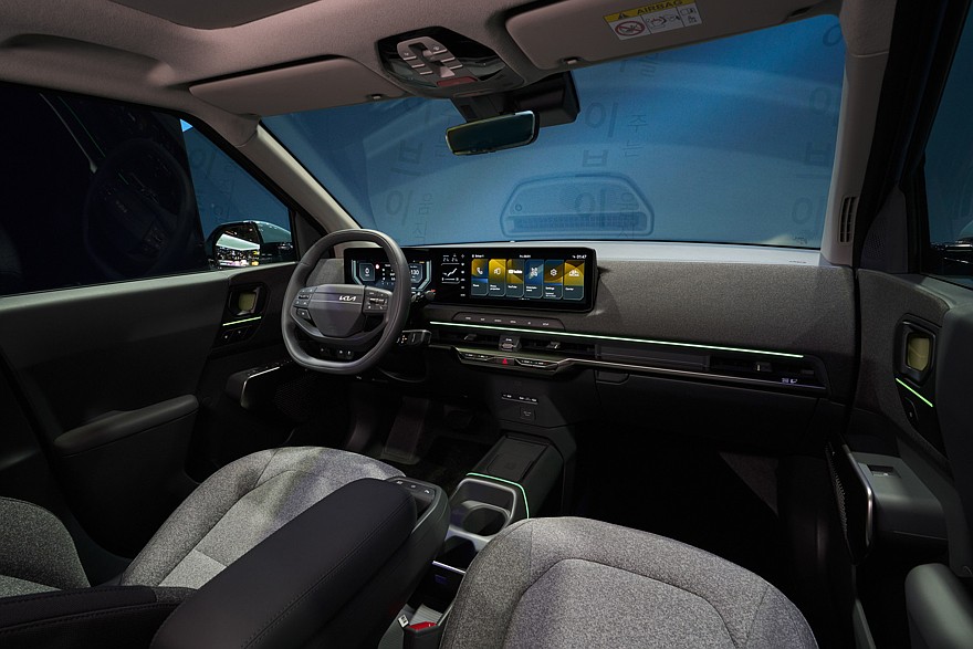 كيا EV2 الكهربائية الجديدة كليا – بتصميم صندوقي ومدي 448 كم بالشحنة