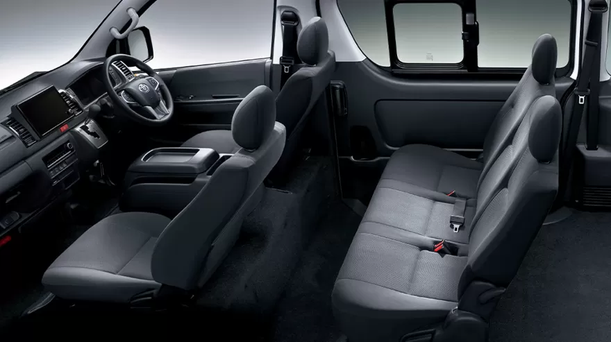 تويوتا هاي اس HiAce  موديل 2026 الفيس ليفت الجديد – بتجهيزات امان نشط