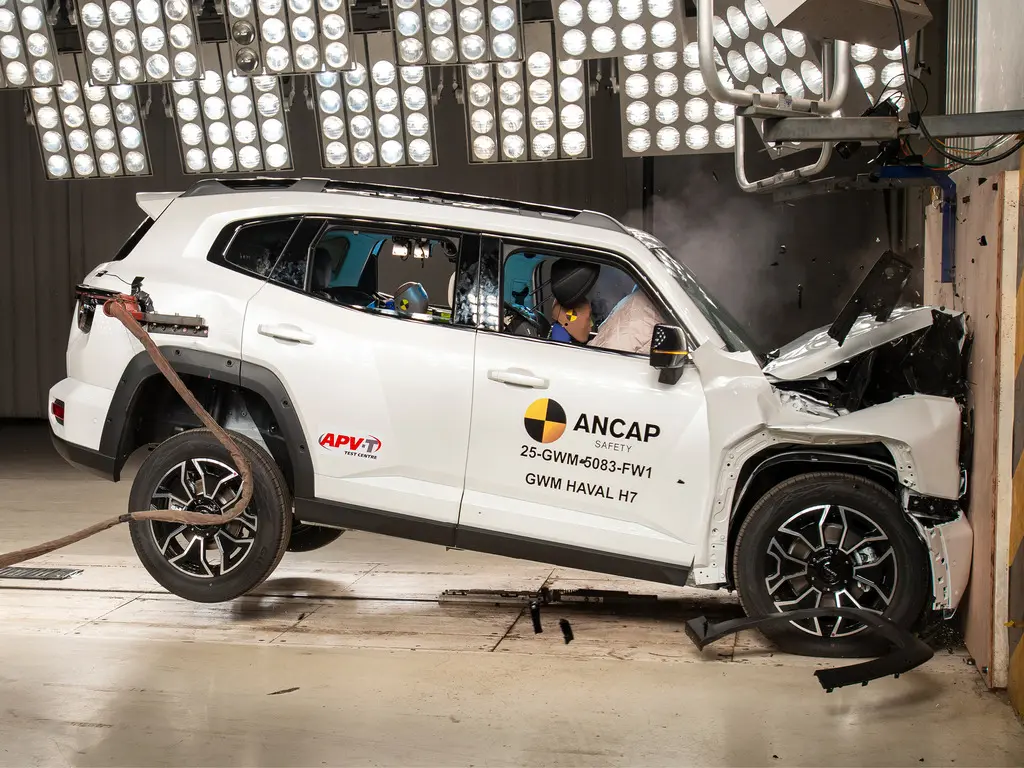 هافال H7 تحقق خمسة نجوم في اختبارات الامان الاسترالية